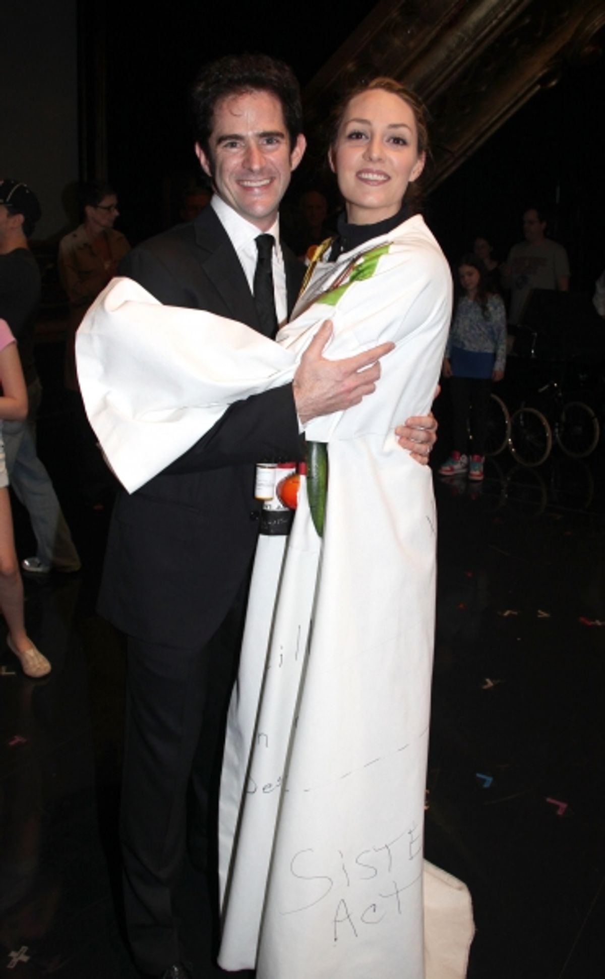 Andy Blankenbuehler & Shannon Lewis attending the Broadway Opening Night Gypsy Robe Ceremony celebrating Recipient Shannon Lewis for 'The People In The Picture' in New York City. at 