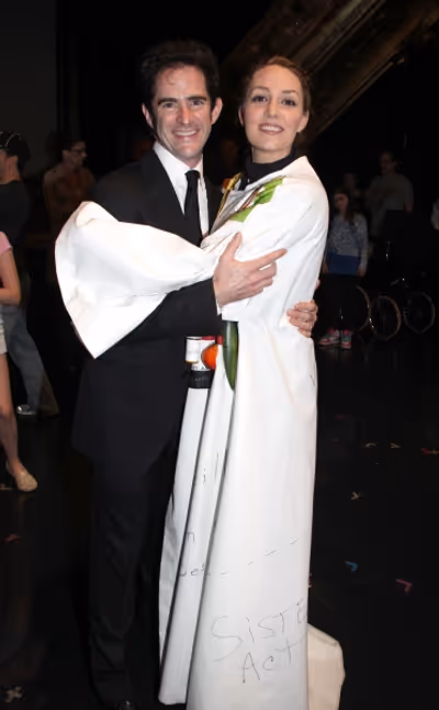 Andy Blankenbuehler & Shannon Lewis attending the Broadway Opening Night Gypsy Robe C Photo