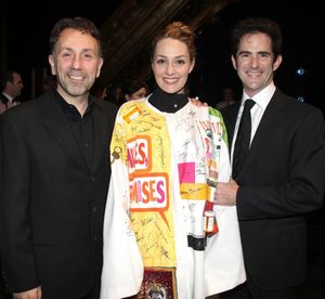 Leonard Foglia & Shannon Lewis & Andy Blankenbuehler attending the Broadway Opening Night Gypsy Robe Ceremony celebrating Recipient Shannon Lewis for 'The People In The Picture' in New York City. @ BroadwayWorld Leonard Foglia & Shannon Lewis & Andy Blankenbuehler attending the Broadway Opening N Photo