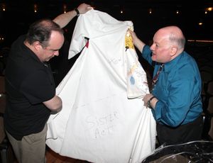 Kevin Ligon & David Westphal (Actor's Equity) attending the Broadway Opening Night Gy Photo