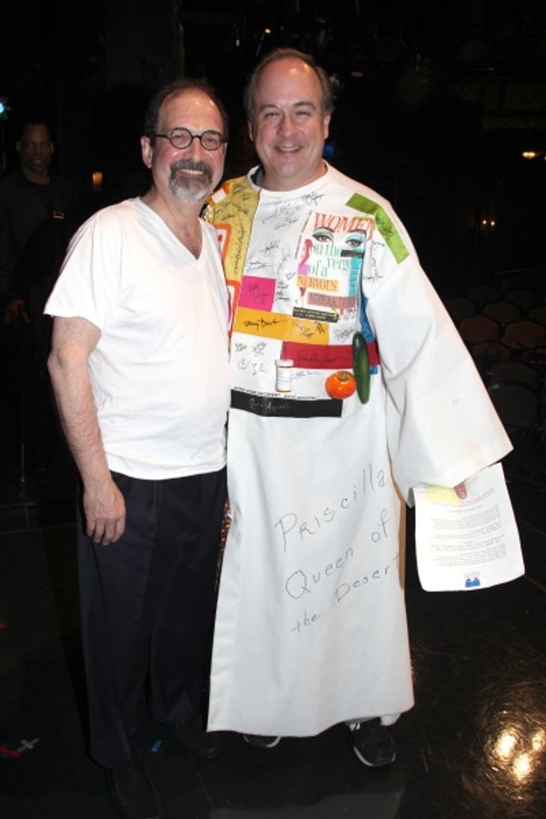 Lewis J. Stadlen & Kevin Ligon (Gypsy Recipient- 'Sister Act') attending the Broadway Photo