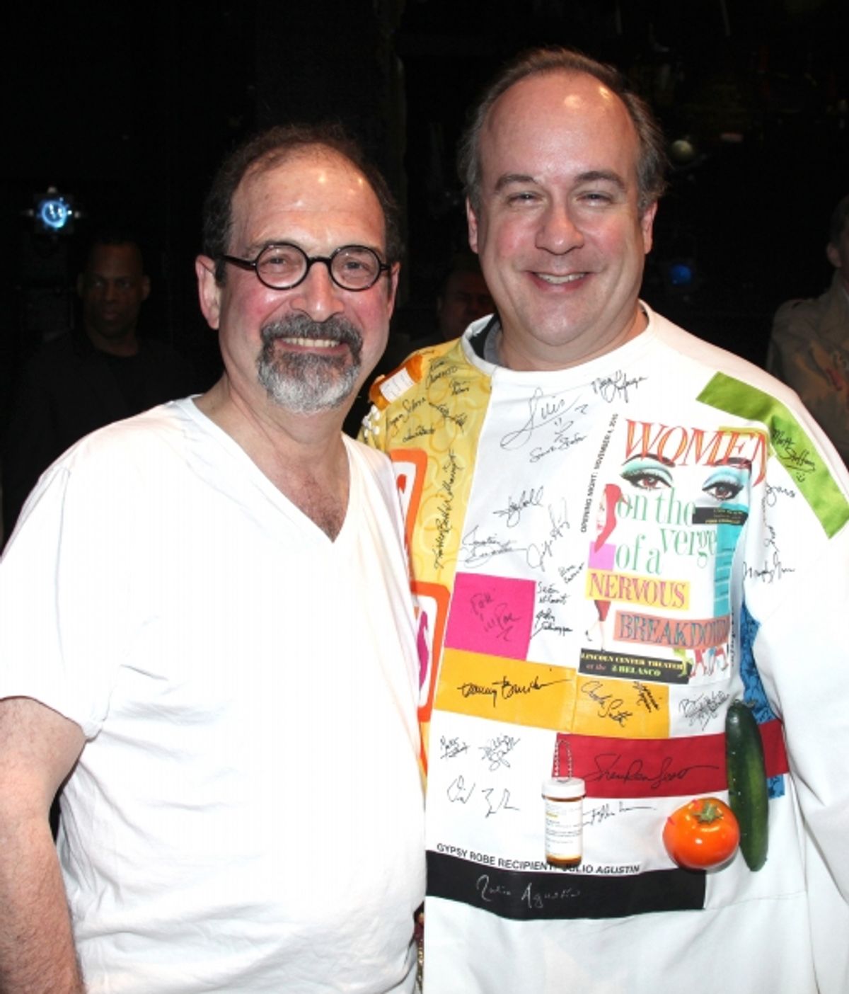 Kevin Ligon (Gypsy Recipient- 'Sister Act') & Lewis J. Stadlen attending the Broadway Opening Night Gypsy Robe Ceremony celebrating Recipient Shannon Lewis for 'The People In The Picture' in New York City. at 
