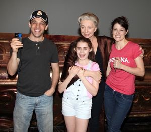Jeffrey Schecter, Rachel Resheff, Donna Murphy & Nicole Parker attending the Broadway Opening Night Gypsy Robe Ceremony celebrating Recipient Shannon Lewis for 'The People In The Picture' in New York City. @ BroadwayWorld Jeffrey Schecter, Rachel Resheff, Donna Murphy & Nicole Parker attending the Broadwa Photo
