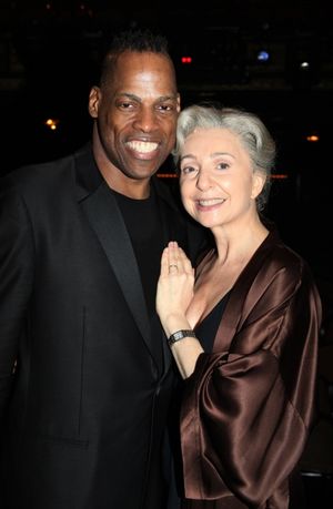 Adrian Bailey & Donna Murphy attending the Broadway Opening Night Gypsy Robe Ceremony celebrating Recipient Shannon Lewis for 'The People In The Picture' in New York City. @ BroadwayWorld Adrian Bailey & Donna Murphy attending the Broadway Opening Night Gypsy Robe Ceremony Photo