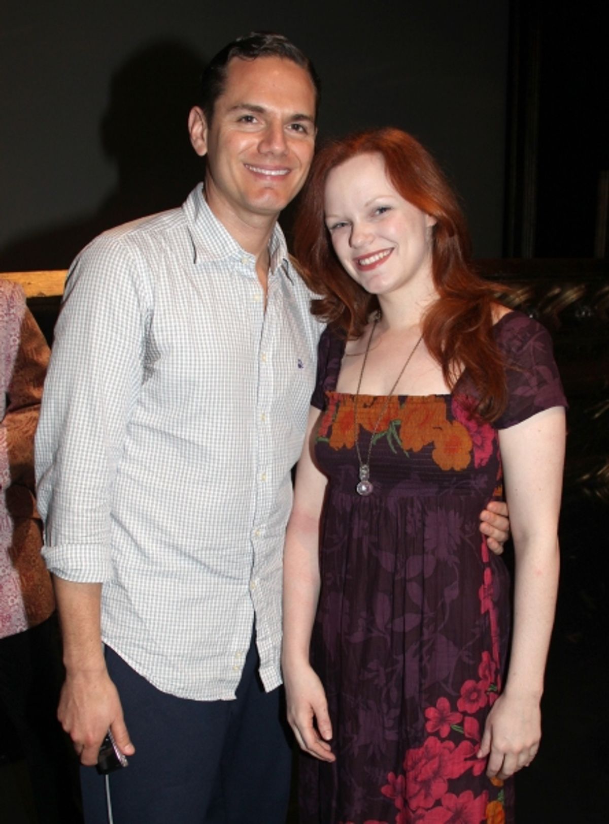 Paul Anthony Stewart & Megan Reinking attending the Broadway Opening Night Gypsy Robe Ceremony celebrating Recipient Shannon Lewis for 'The People In The Picture' in New York City. at 