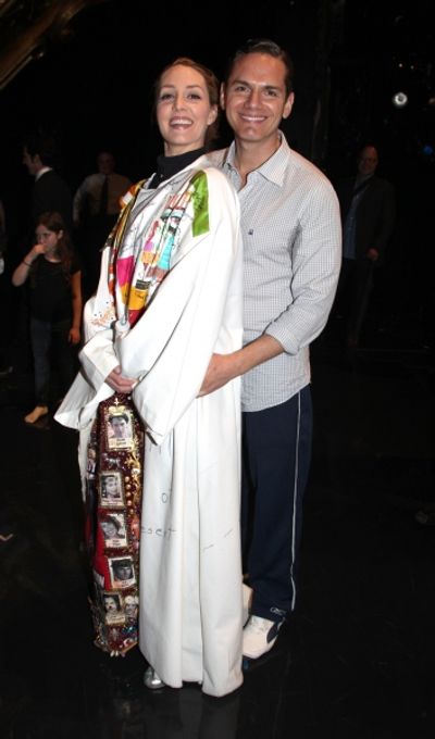 Shannon Lewis & Paul Anthony Stewart attending the Broadway Opening Night Gypsy Robe  Photo