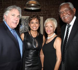 Guests (L-R) Alvin and Yolanda Brown, Brenda and Bill Galloway attending the Pasadena Photo