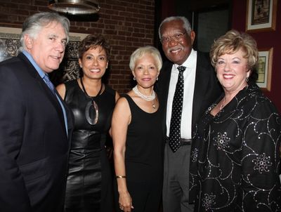 Guests (L-R) Alvin and Yolanda Brown, Brenda and Bill Galloway with Michele Dedeaux E Photo