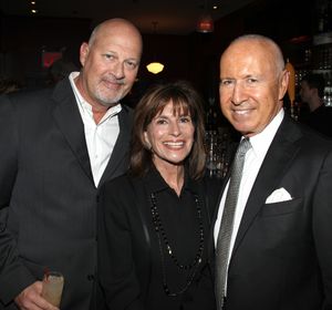 Stephen Eich, Guest & Jerry Katell attending the Pasadena Playhouse Pre-Broadway Open Photo