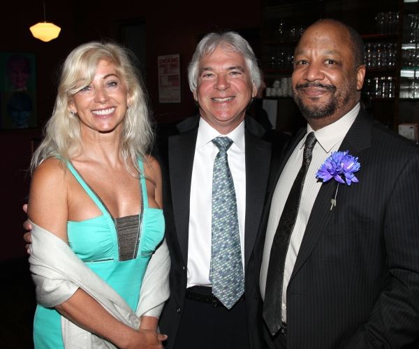 Danielle & Elliot Staler with Sheldon Epps attending the Pasadena Playhouse Pre-Broad Photo