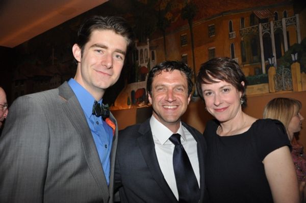 Drew Gehling, Raul Esparza and Kate Fry Photo
