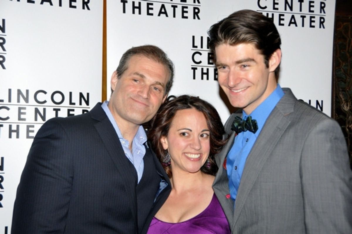 Marc Kudisch, Liz Baltes and Drew Gehling at 