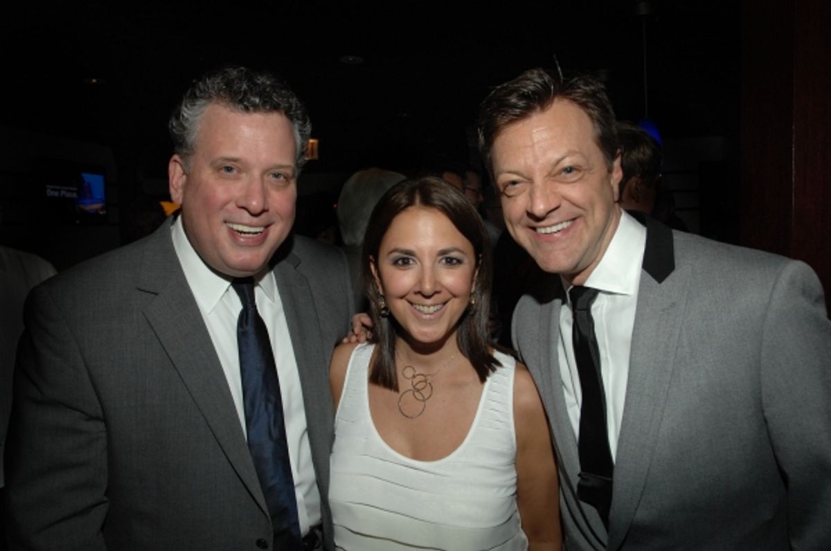 Billy Stritch, Missy Greenberg, Jim Caruso at 