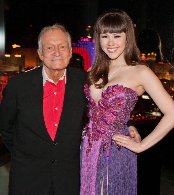 Hugh Hefner and Claire Sinclair Photo