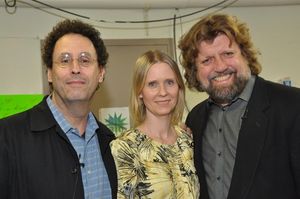 Tony Kushner, Cynthia Nixon and Oskar Eustis @ BroadwayWorld Tony Kushner, Cynthia Nixon and Oskar Eustis Photo