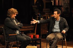 Oscar Eustis and Tony Kushner @ BroadwayWorld Oscar Eustis and Tony Kushner Photo