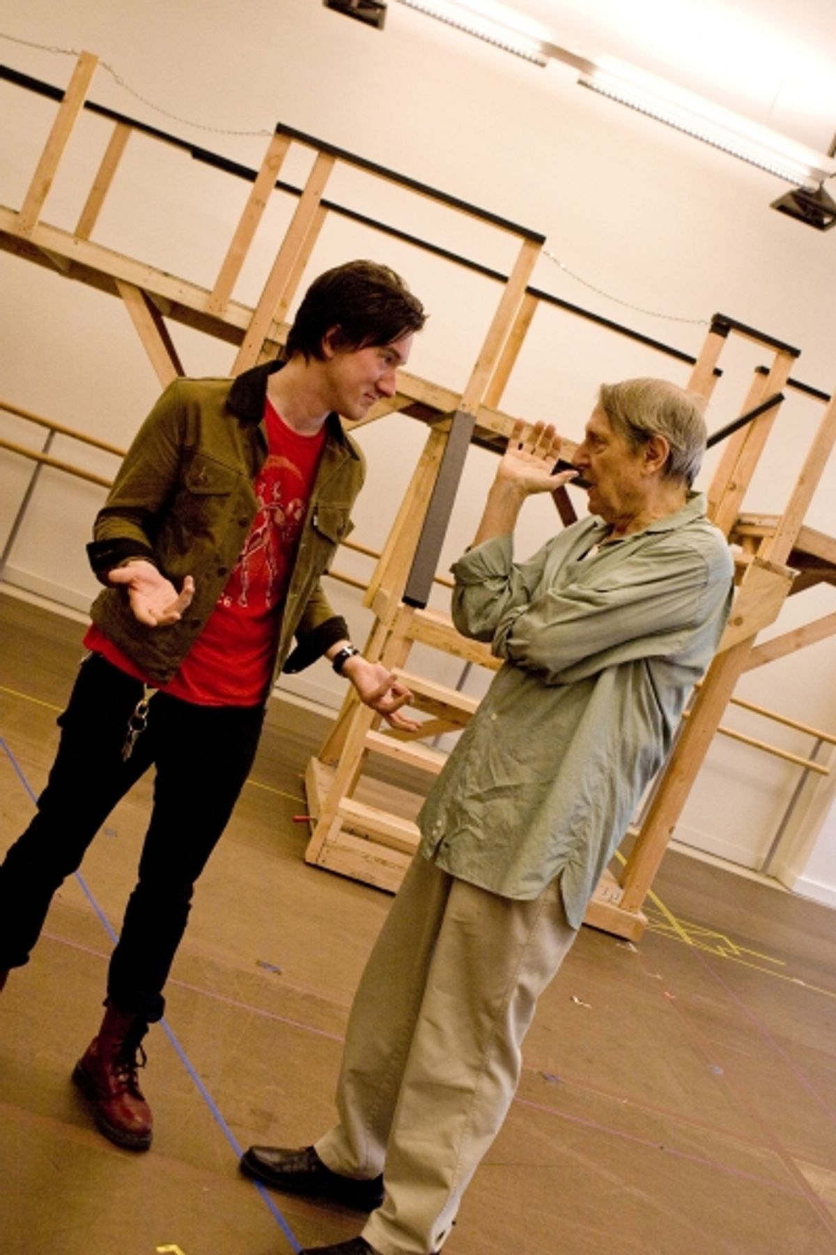 Carson Elrod and John Cullum 
 at 