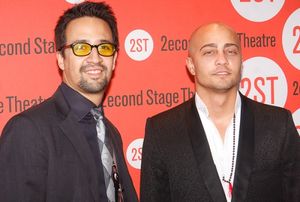 Lin-Miranda Manuel and Seth Stewart Photo