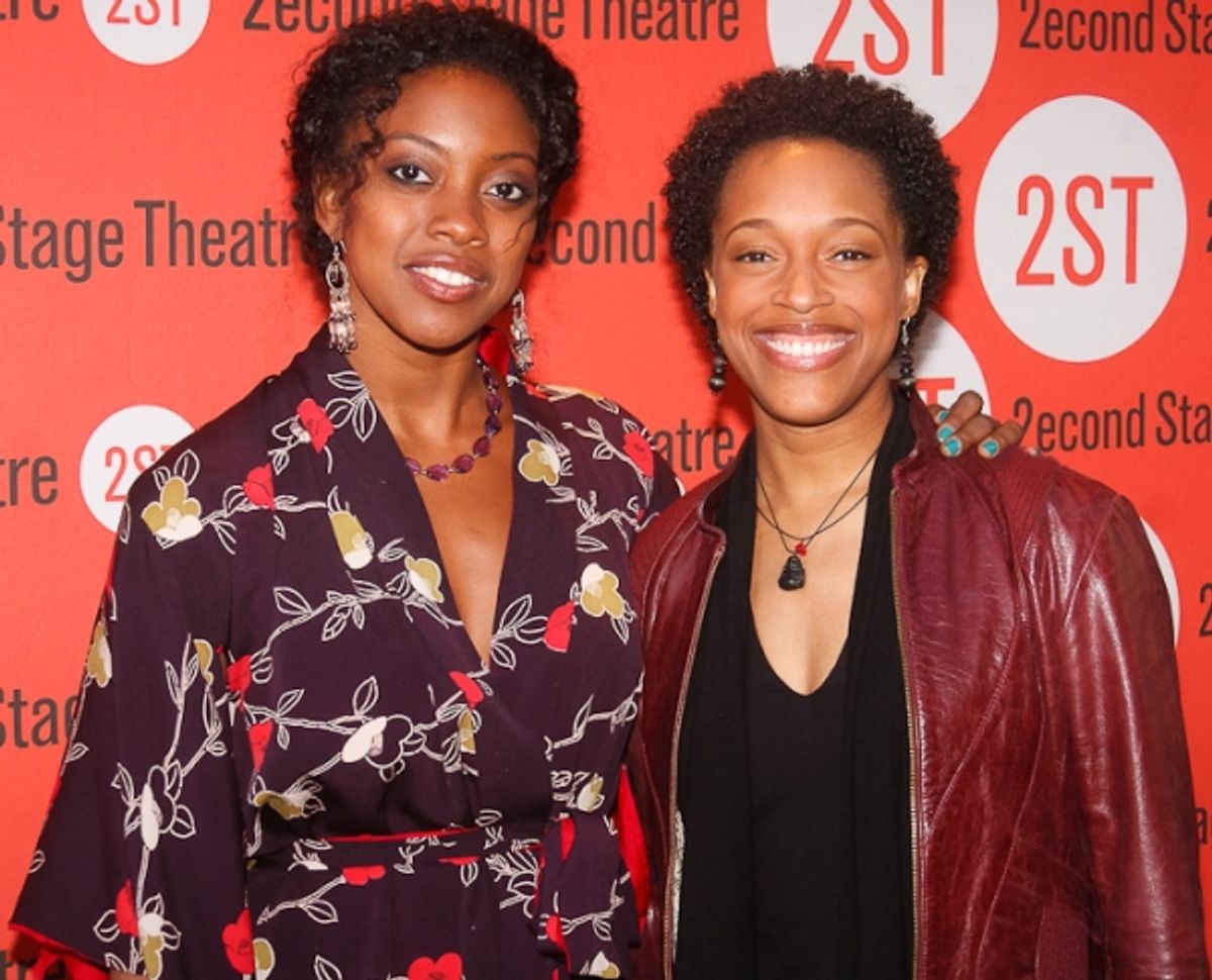 Condola Rashad and Cherise Boothe at 