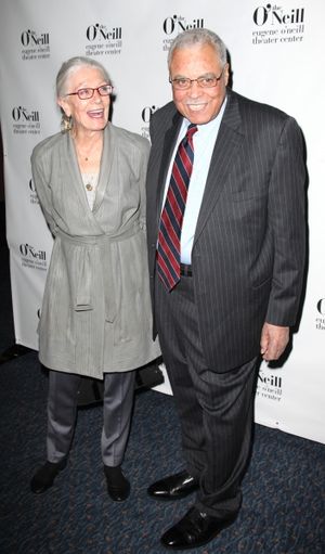 Vanessa Redgrave & James Earl Jones attending The Eugene O'Neill Theater Center's 11th Annual Monte Cristo Award honoring James Earl Jones at Bridgewayers in New York City. @ BroadwayWorld Vanessa Redgrave & James Earl Jones attending The Eugene O'Neill Theater Center's 11t Photo