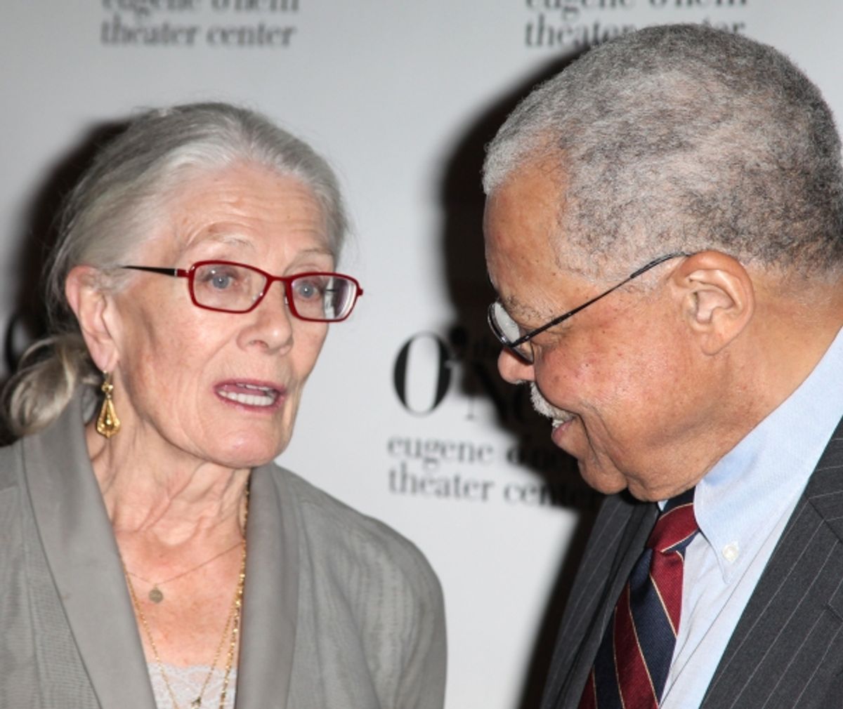 Vanessa Redgrave & James Earl Jones attending The Eugene O'Neill Theater Center's 11th Annual Monte Cristo Award honoring James Earl Jones at Bridgewayers in New York City. at 
