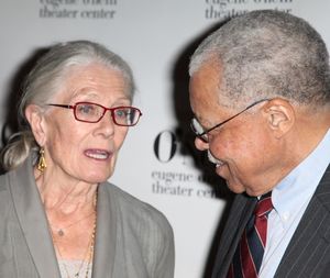 Vanessa Redgrave & James Earl Jones attending The Eugene O'Neill Theater Center's 11th Annual Monte Cristo Award honoring James Earl Jones at Bridgewayers in New York City. @ BroadwayWorld Vanessa Redgrave & James Earl Jones attending The Eugene O'Neill Theater Center's 11t Photo