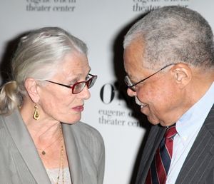 Vanessa Redgrave & James Earl Jones attending The Eugene O'Neill Theater Center's 11th Annual Monte Cristo Award honoring James Earl Jones at Bridgewayers in New York City. @ BroadwayWorld Vanessa Redgrave & James Earl Jones attending The Eugene O'Neill Theater Center's 11t Photo