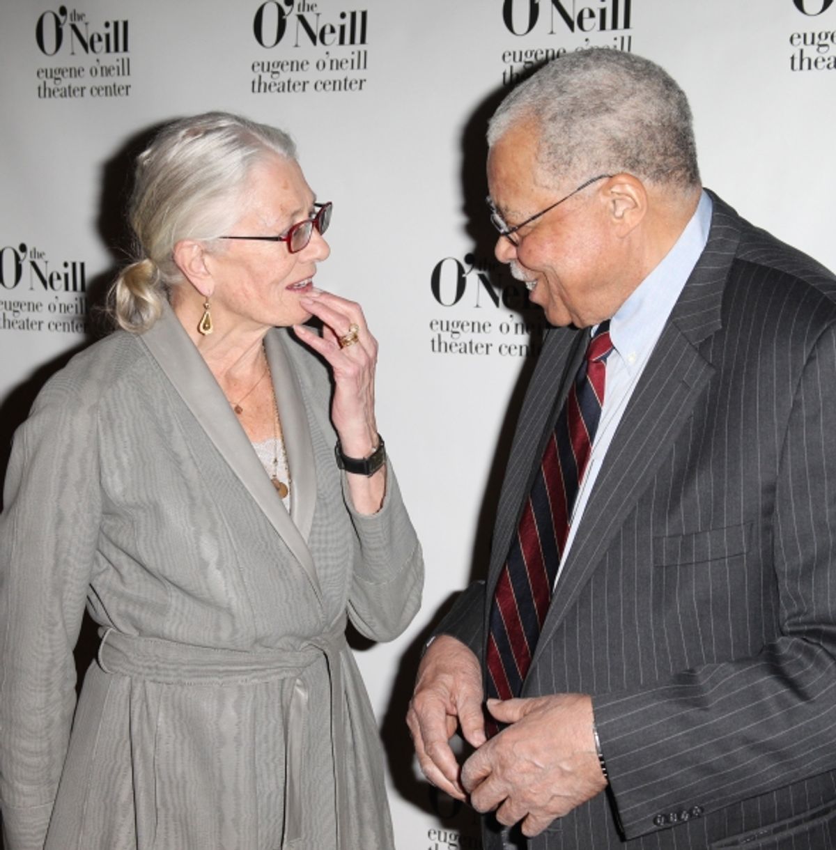 Vanessa Redgrave & James Earl Jones attending The Eugene O'Neill Theater Center's 11th Annual Monte Cristo Award honoring James Earl Jones at Bridgewayers in New York City. at 