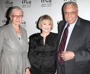Vanessa Redgrave, Cecilia Hart & James Earl Jones attending The Eugene O'Neill Theater Center's 11th Annual Monte Cristo Award honoring James Earl Jones at Bridgewayers in New York City. @ BroadwayWorld Vanessa Redgrave, Cecilia Hart & James Earl Jones attending The Eugene O'Neill Theate Photo