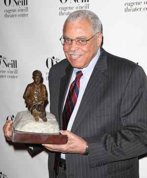 James Earl Jones attending The Eugene O'Neill Theater Center's 11th Annual Monte Cristo Award honoring James Earl Jones at Bridgewayers in New York City. @ BroadwayWorld James Earl Jones attending The Eugene O'Neill Theater Center's 11th Annual Monte Cris Photo