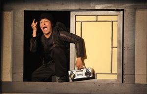 Yeop Heo during the Press Preview of The Martial Arts Comedy Sensation 'JUMP' at the World Stages Theatre in New York City. @ BroadwayWorld Yeop Heo during the Press Preview of The Martial Arts Comedy Sensation 'JUMP' at the Photo