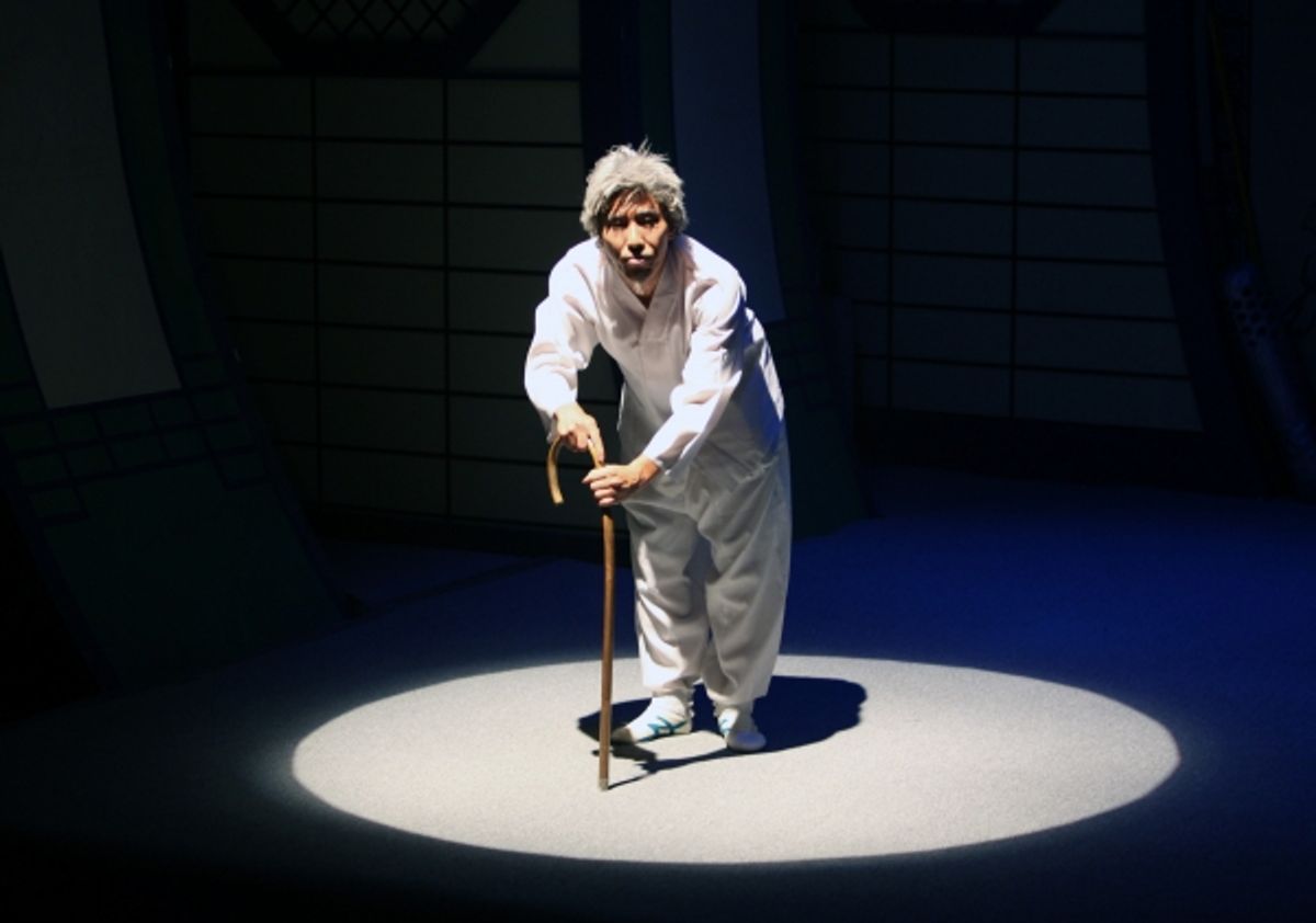 Gi-Heon Paek during the Press Preview of The Martial Arts Comedy Sensation 'JUMP' at the World Stages Theatre in New York City at 