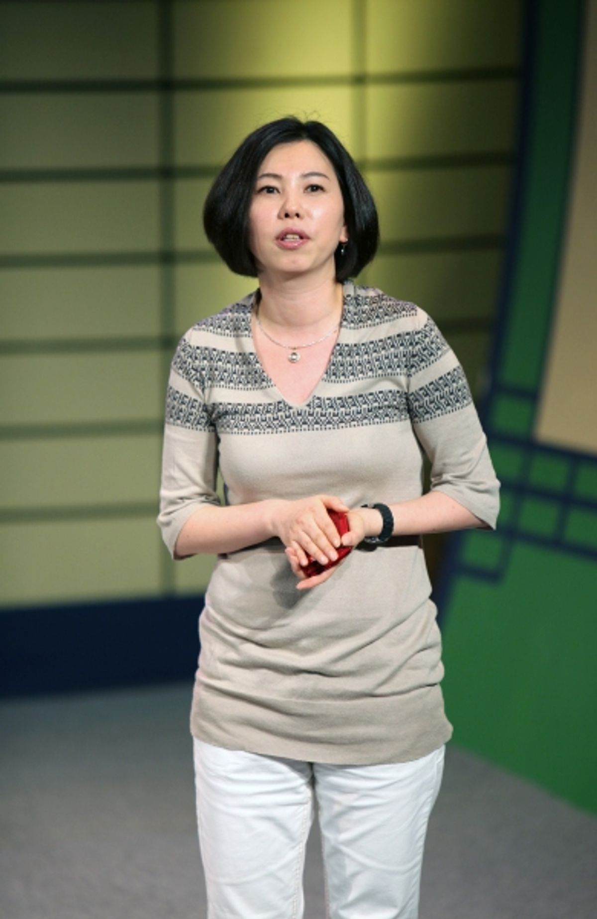 Cara Han during the Press Preview of The Martial Arts Comedy Sensation 'JUMP' at the World Stages Theatre in New York City. at 