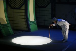 Gi-Heon Paek during the Press Preview of The Martial Arts Comedy Sensation 'JUMP' at the World Stages Theatre in New York City @ BroadwayWorld Gi-Heon Paek during the Press Preview of The Martial Arts Comedy Sensation 'JUMP' at Photo