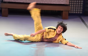 Jung-Hoo Shin during the Press Preview of The Martial Arts Comedy Sensation 'JUMP' at the World Stages Theatre in New York City. @ BroadwayWorld Jung-Hoo Shin during the Press Preview of The Martial Arts Comedy Sensation 'JUMP' at Photo