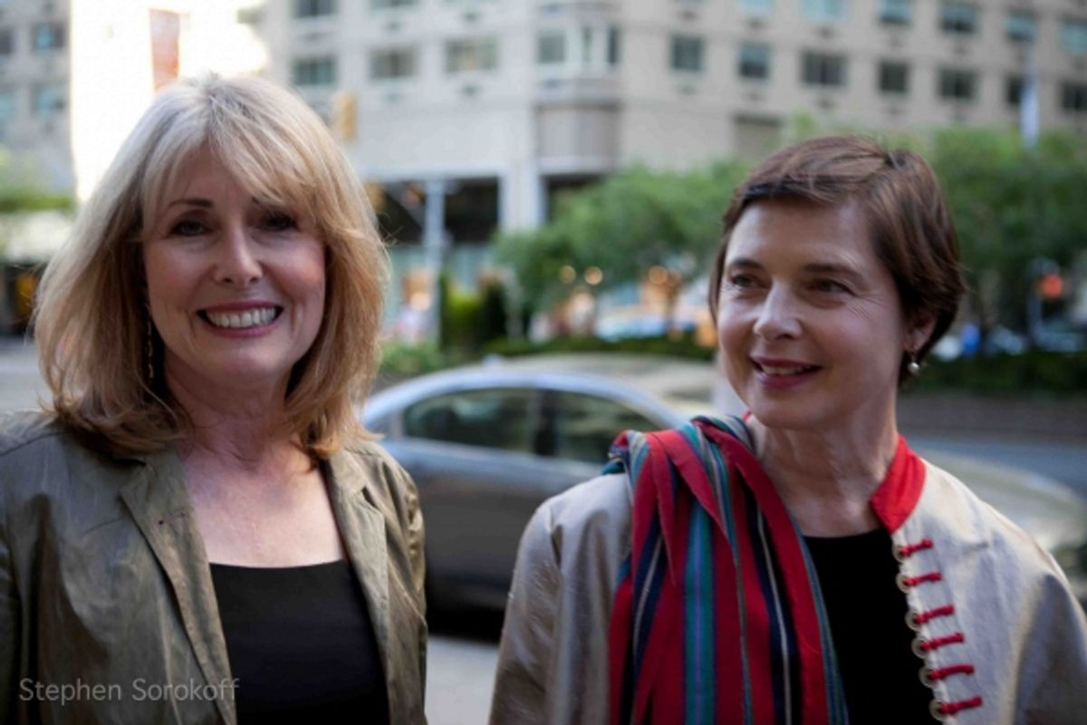 Rigina Gil Founder, Executive Director of the Great Neck Arts Center,  Isabella Rossellini at 