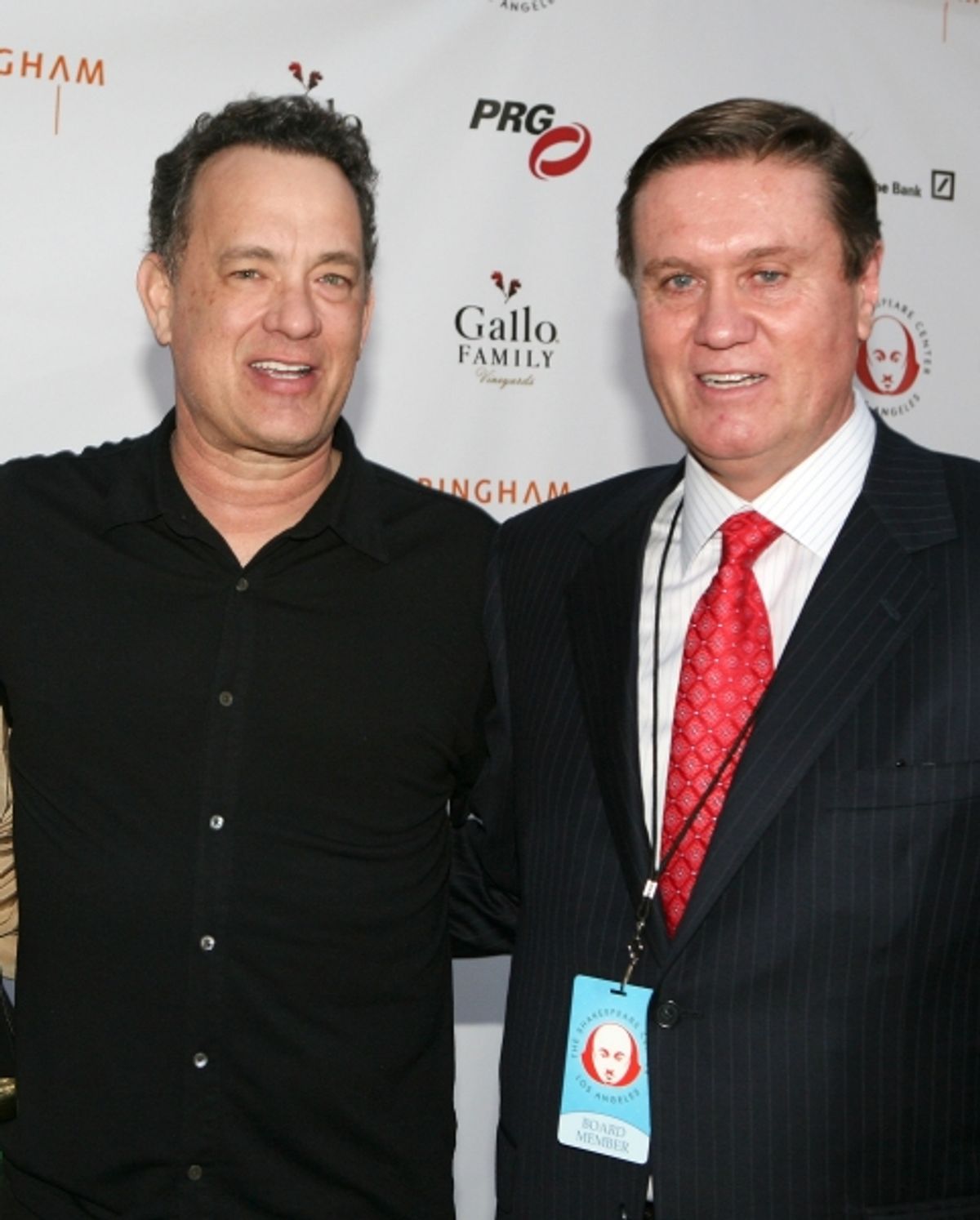 Tom Hanks and Co-Chair Michael J. Davis at 