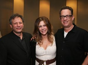 Director Ben Donenberg and cast members Rita Wilson and Tom Hanks Photo