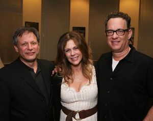 Director Ben Donenberg and cast members Rita Wilson and Tom Hanks  Photo