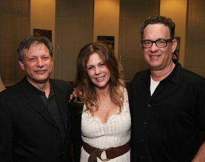 Director Ben Donenberg and cast members Rita Wilson and Tom Hanks  Photo