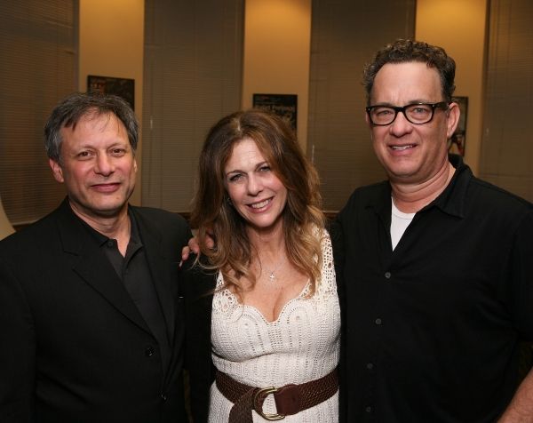Director Ben Donenberg and cast members Rita Wilson and Tom Hanks  Photo