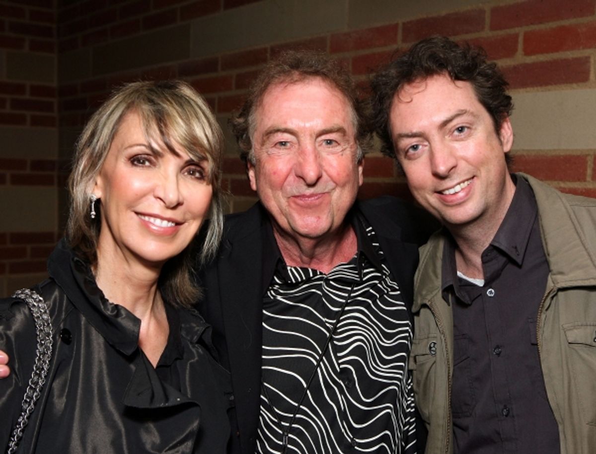 Tania Kosevich, cast member Eric Idle and son Carey Idle at 