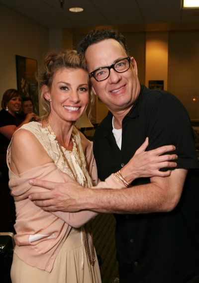 Faith Hill (L) and Tom Hanks Photo
