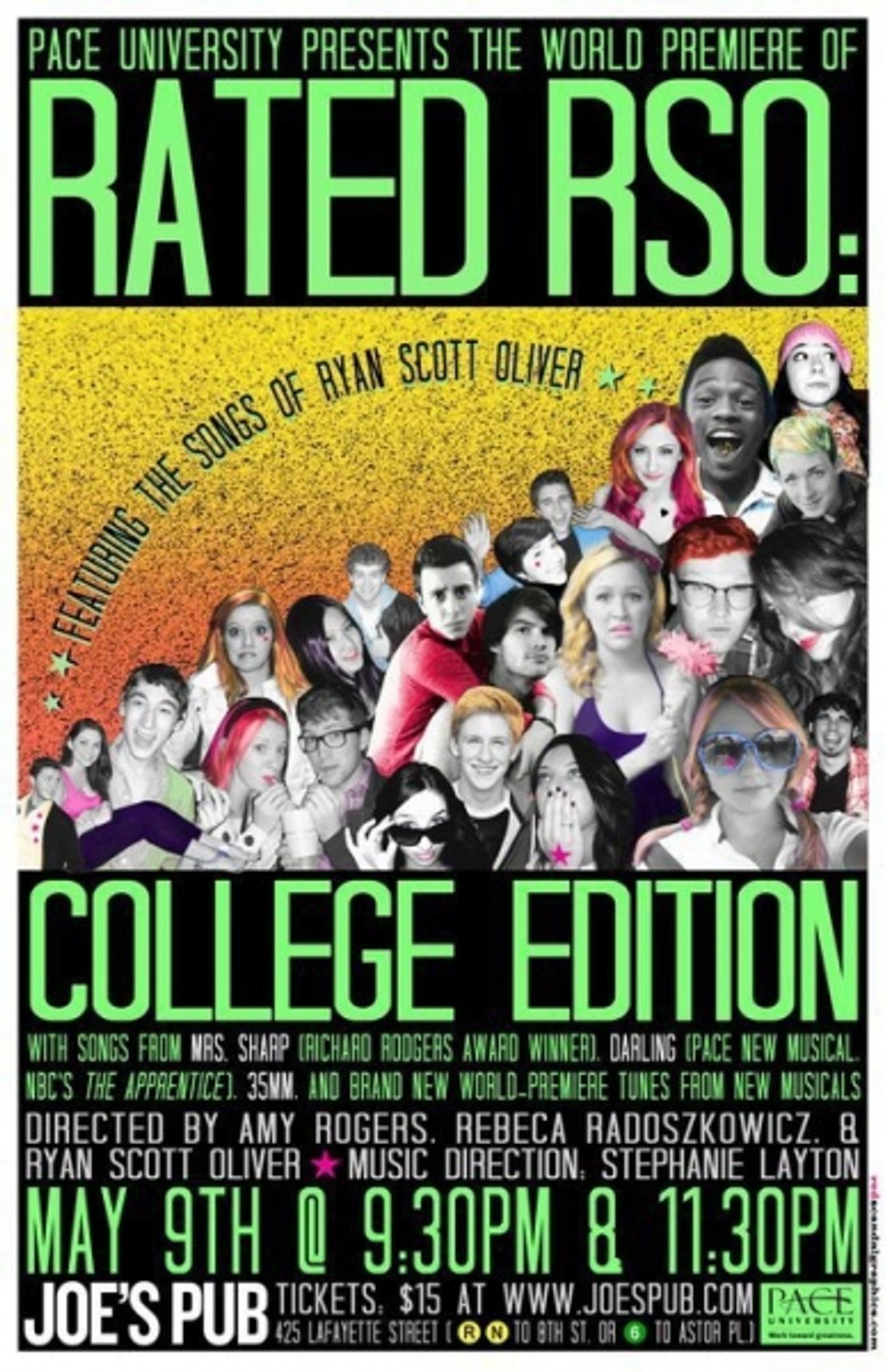 Photo Coverage: Pace Students Perform Music of Ryan Scott Oliver in RATED RSO: COLLEGE EDITION Photo Coverage: Pace Students Perform Music of Ryan Scott Oliver in RATED RSO: COLLEGE EDITION Image