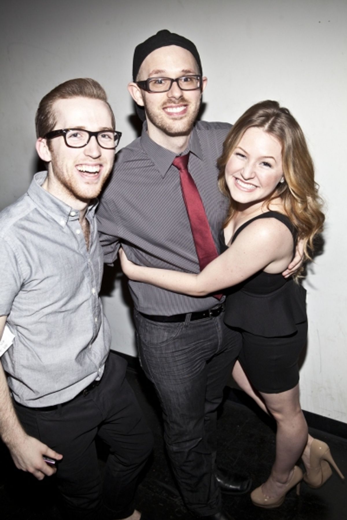 Kevin Shotwell, Ryan Scott Oliver and Maggie Anderson at 