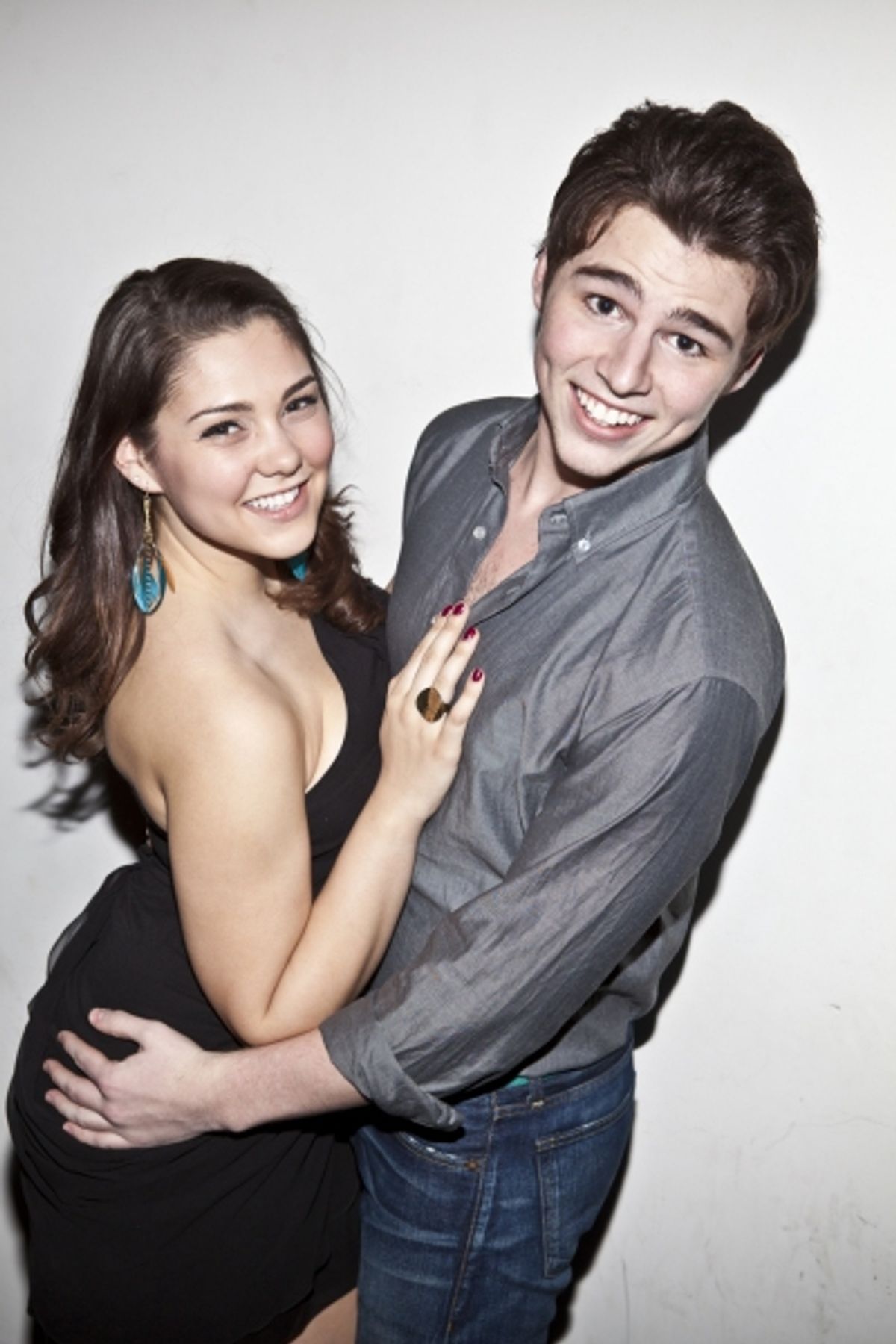 Andrea Ross and Beau Cybulski at 