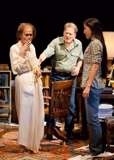 Lois Markle, Robert Foxworth and Kimberly Guerrero 
 Photo
