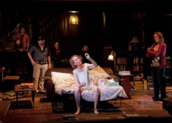 Lois Markle (center) with the cast of Tracy Letts' Pulitzer Prize-winning play August Photo