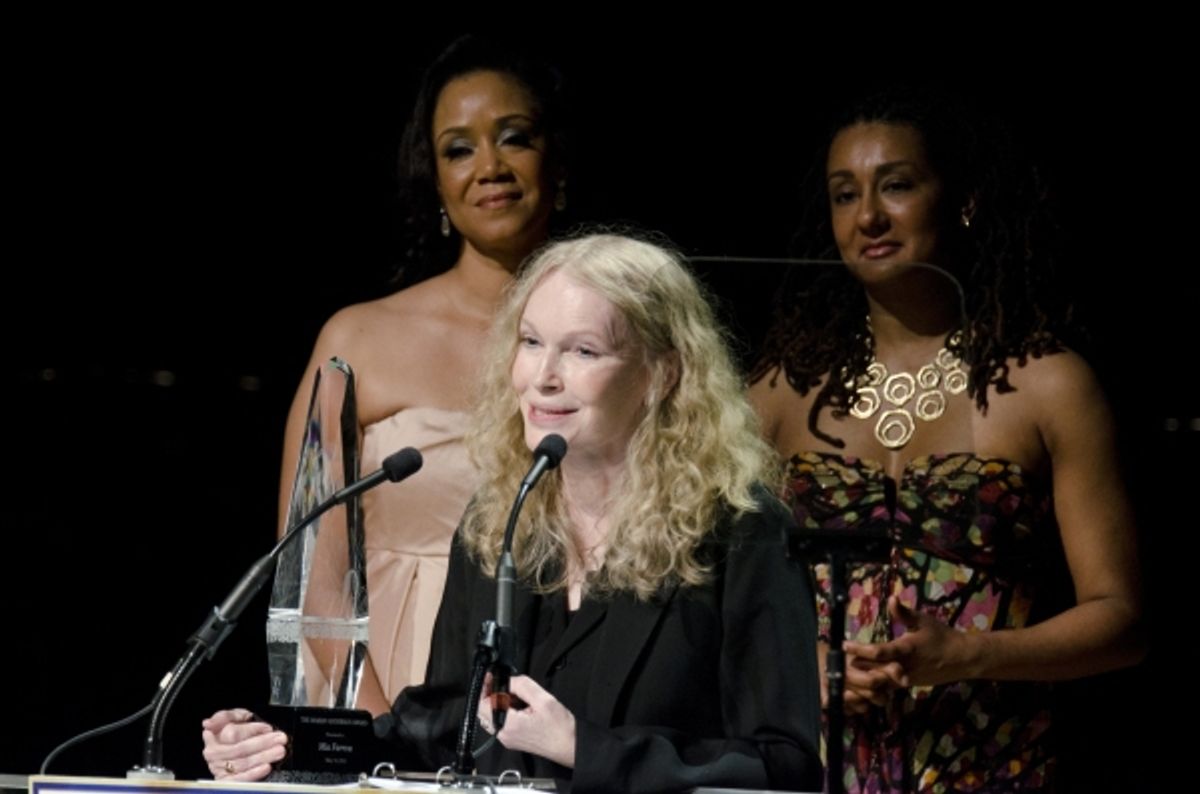 Mia Farrow at 