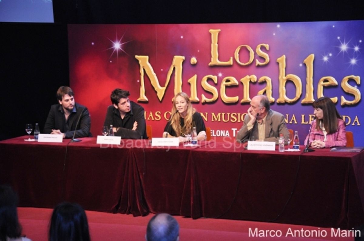 Geronimo Rauch, Ignasi Vidal, Julia Gomez Cora y Claude-Michel SchÃ�'Â¶nberg at 